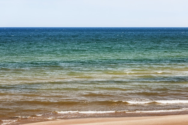 Baltic sea landscape background