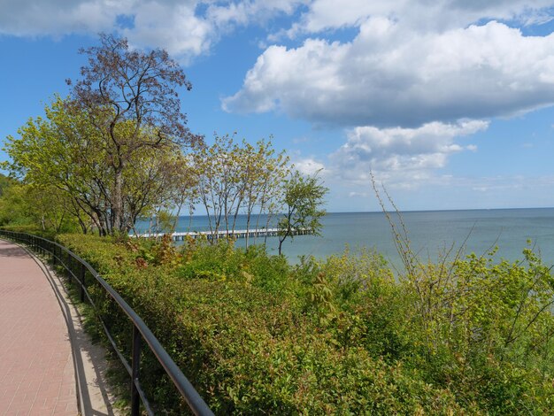 Photo baltic sea in poland