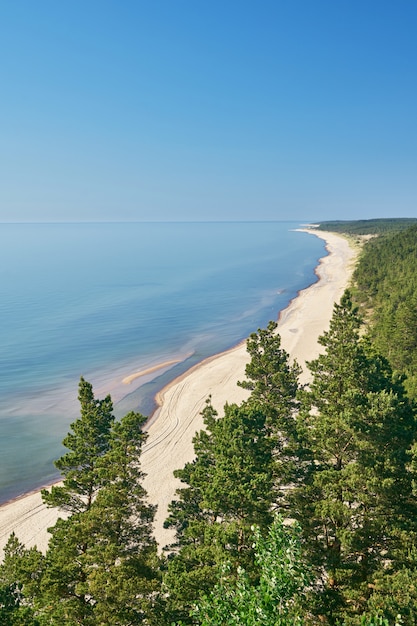 Baltic sea shore beach