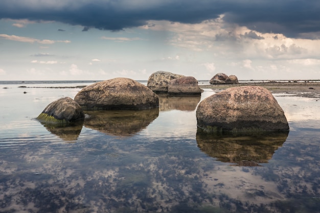 Baltic sea shore. Latvia