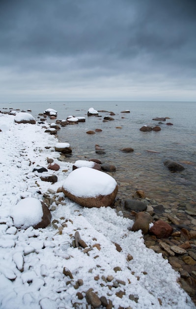 Балтийское море зимой