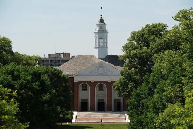 BALTIMORE, USA - MAY 21 2018- Graduation day at John Hopkins University