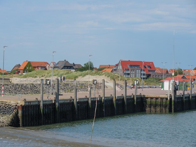 Baltrum island in the north sea