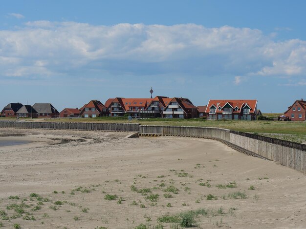 Foto isola baltrum nel mare del nord