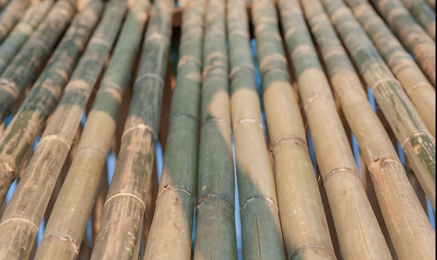 Bamboo board empty table