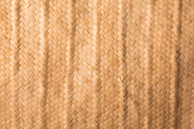 Photo bamboo fabric pattern straw texture backgroundxa