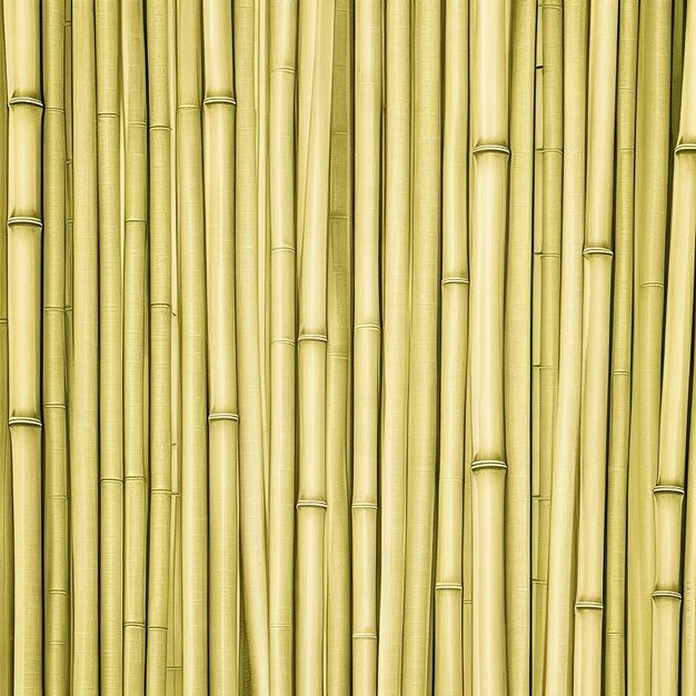 Photo bamboo fence background generated by ai