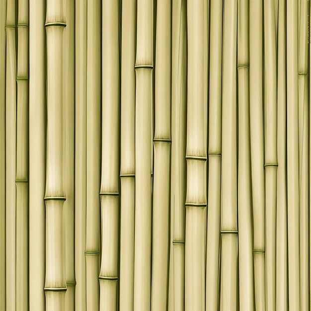 Bamboo fence background generated by AI