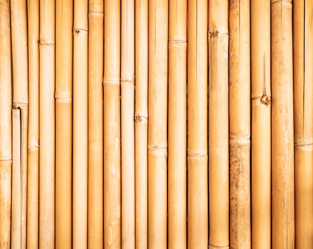 Bamboo fence texture background