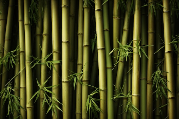 Bamboo grove setting reflecting the tranquility of an exotic jungle It acts as a serene backdrop hinting at the calming nature of Zen Generate Ai