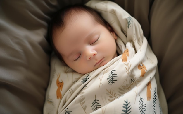 Photo bamboo swaddle for baby39s comfort baby39s dreamland