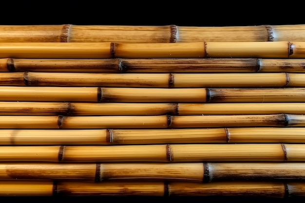 Bamboo texture background for interior or exterior design Neural network AI generated