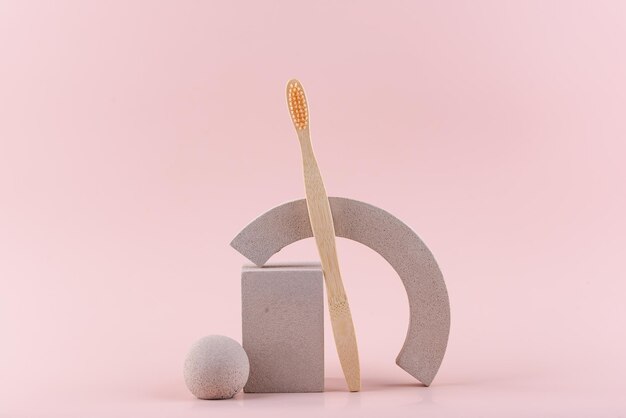 Bamboo toothbrush zero waste care products