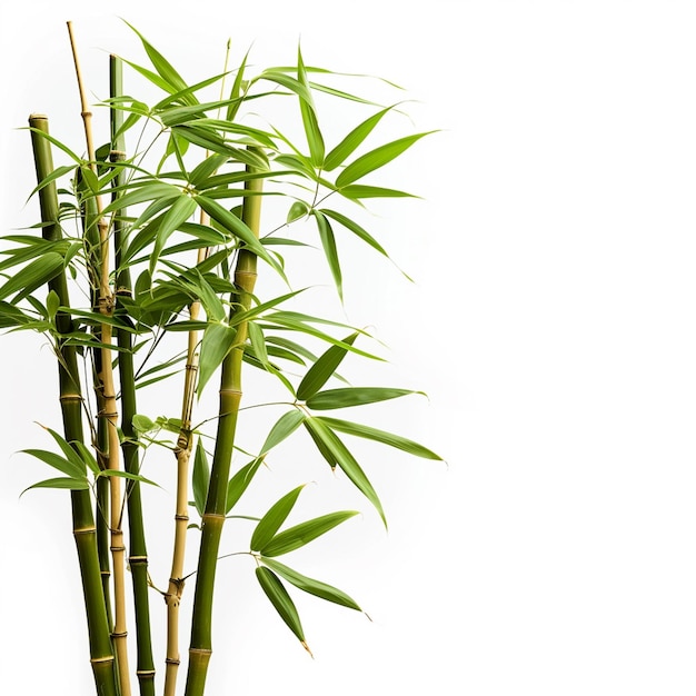 Bamboo tree leaf plant stem and stick 3d bamboo tree Ai Generative