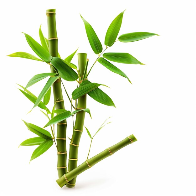 Bamboo tree leaf plant stem and stick 3d bamboo tree ai generative