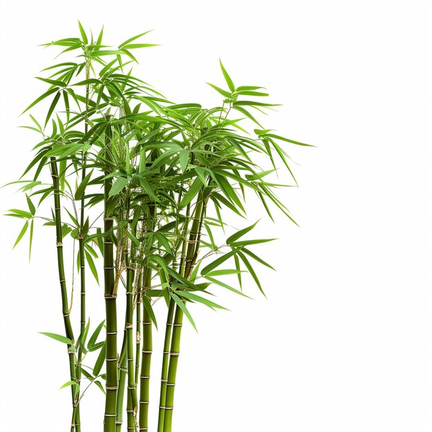 Bamboo tree leaf plant stem and stick 3d bamboo tree Ai Generative