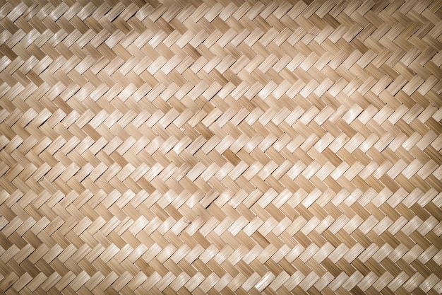 Бамбуковый плетеный узор для фоновой текстуры