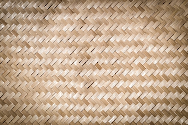 Bamboo weave pattern for background texture 