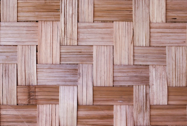 Bamboo weave pattern