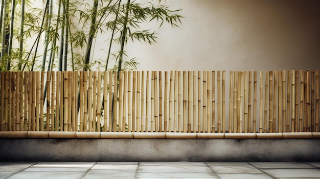 BambooFramed Serenity A Captivating View of Zen Garden Photography
