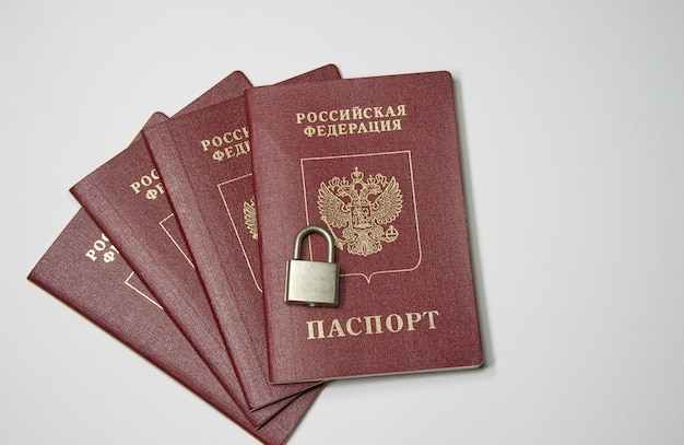 Ban on leaving Russia passports under lock and key