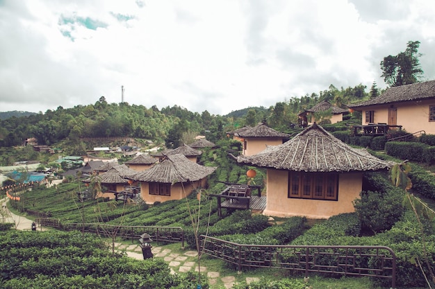 Ban rak thai in Mae hong sonタイ