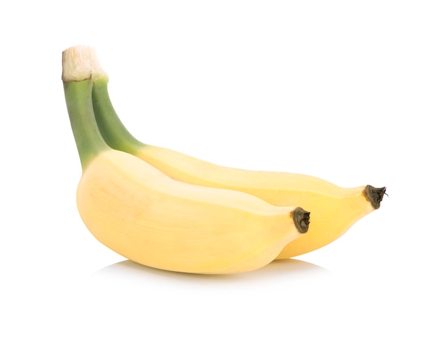 banaan geïsoleerd op een witte achtergrond