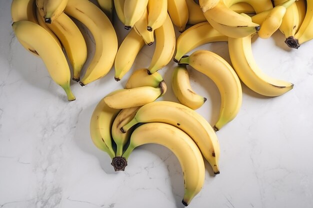 banaan op witte achtergrond