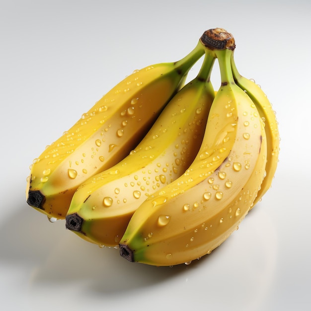 banan geïsoleerd op witte achtergrond