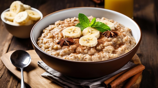 Banana Boost Buckwheat Porridge with Banana