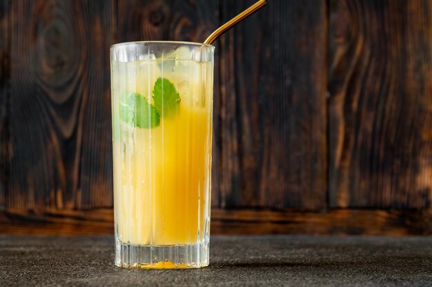 Banana Caipirinha Cocktail