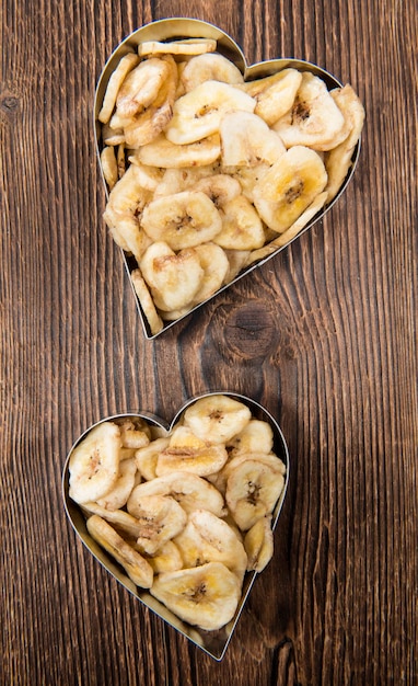 Banana Chip Hearts