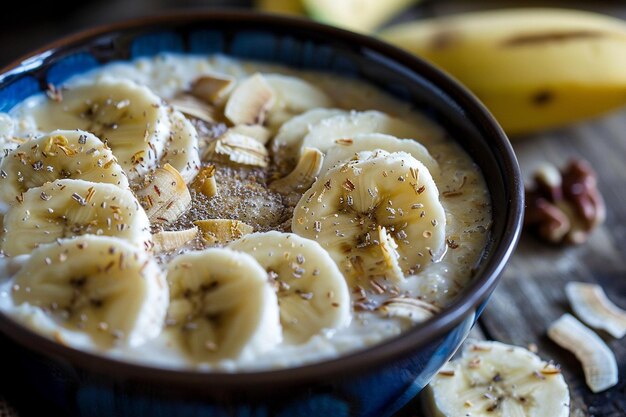 Banana nel latte di cocco