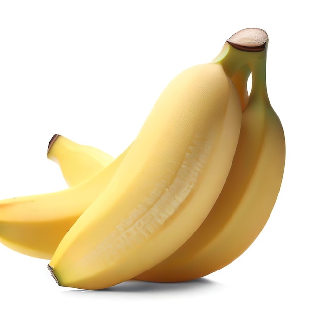 Banana geïsoleerd op witte achtergrond