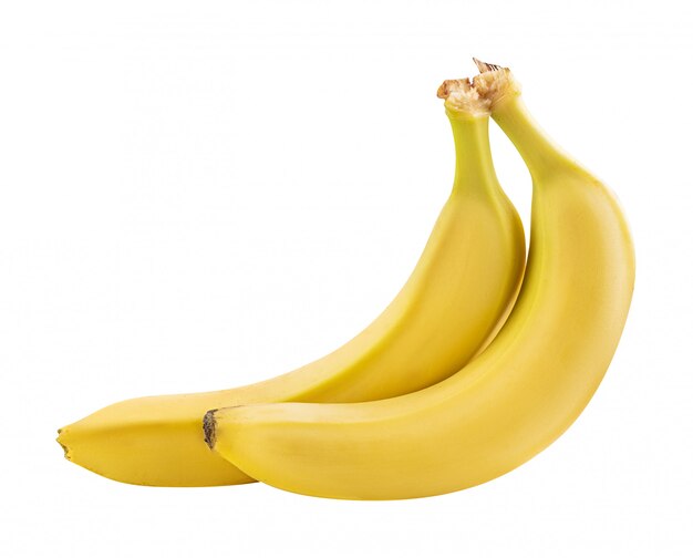 Photo banana isolated . clipping path