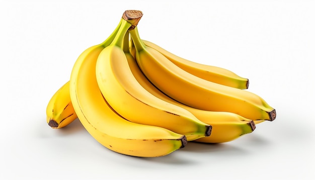 Banana Isolated on White Background Clipping Path