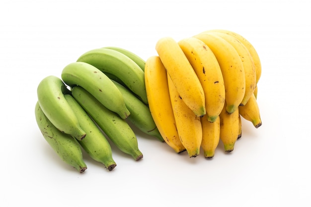 Banana isolato su sfondo bianco