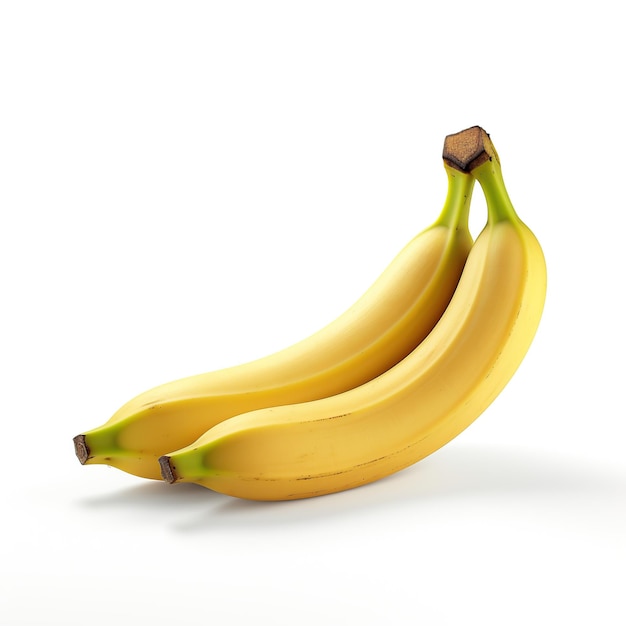 banana on isolated white background