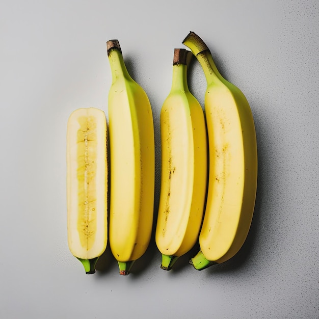 банан, изолированных на белом фоне
