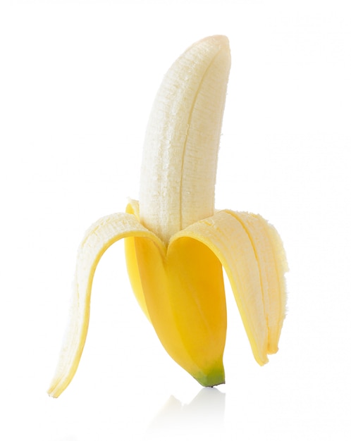 Banana isolated on white