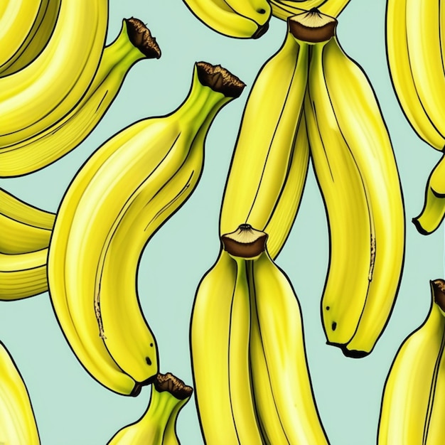 Banana patern background for wallaper or fabric design