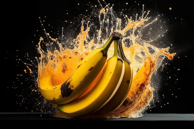 banana splash explosion