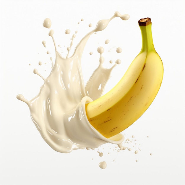 Banana white background images