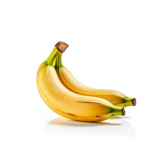 Photo banana on a white background