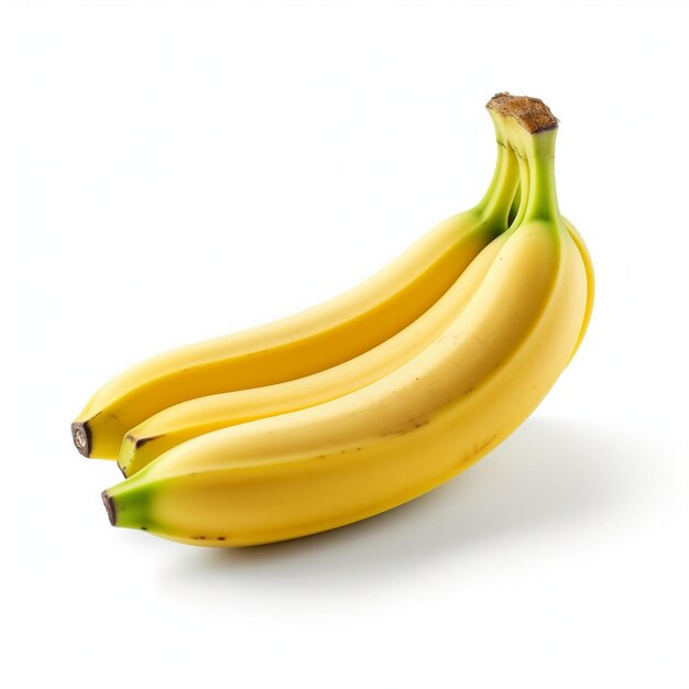 Banana on a white background