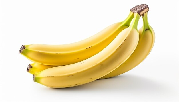 Banana on White Background