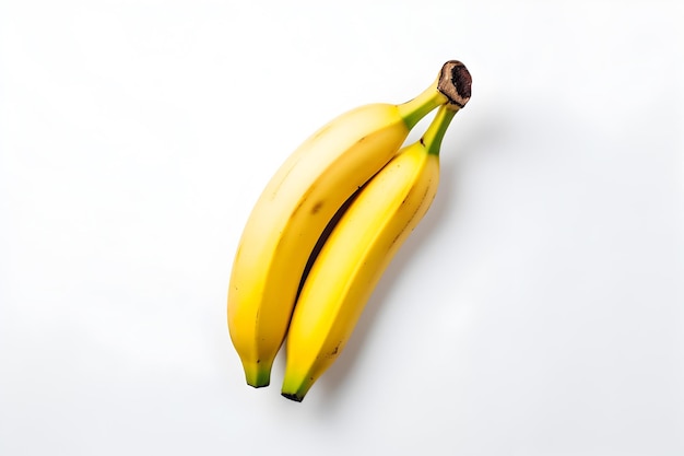 banana on white background