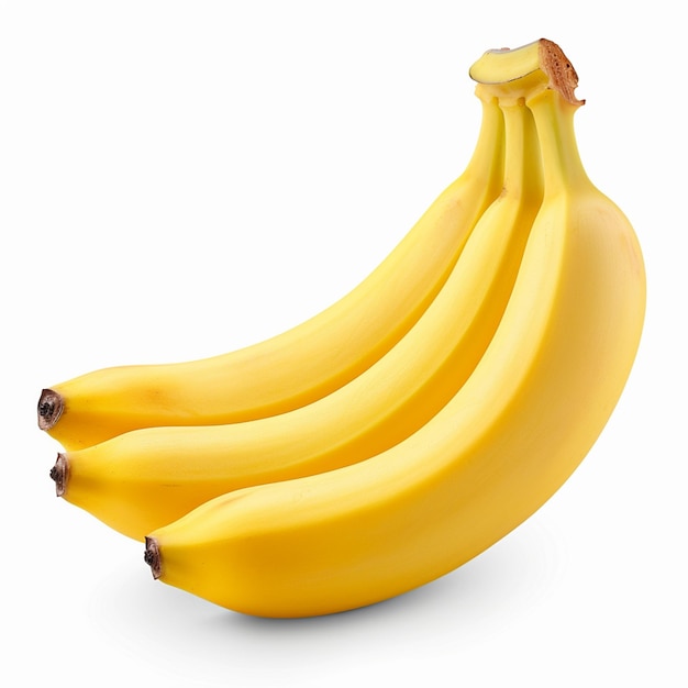 Фото Бананы, выделенные на белом фоне