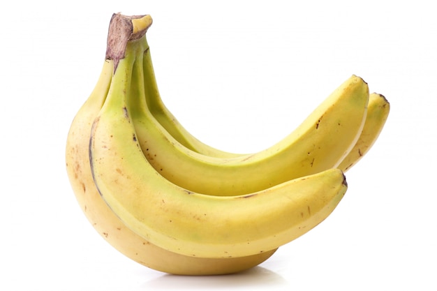 Фото Бананы, изолированные на белом фоне