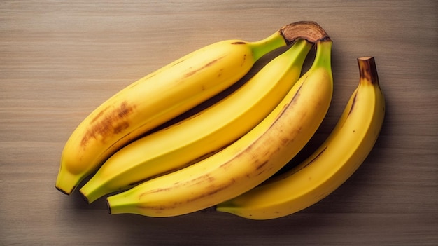 Bananas isolated on white background